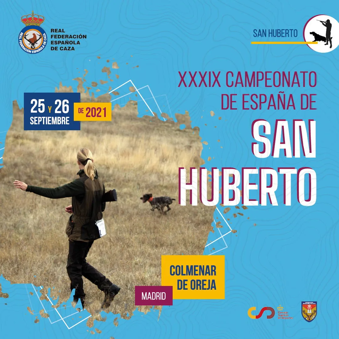 El XXXIX Campeonato de España de San Huberto se celebrará en Colmenar de Oreja