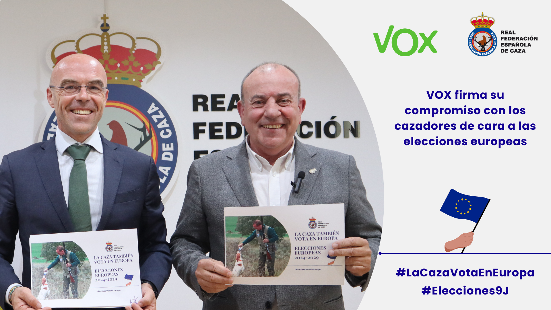 VOX firma su compromiso con los cazadores de cara a las elecciones europeas