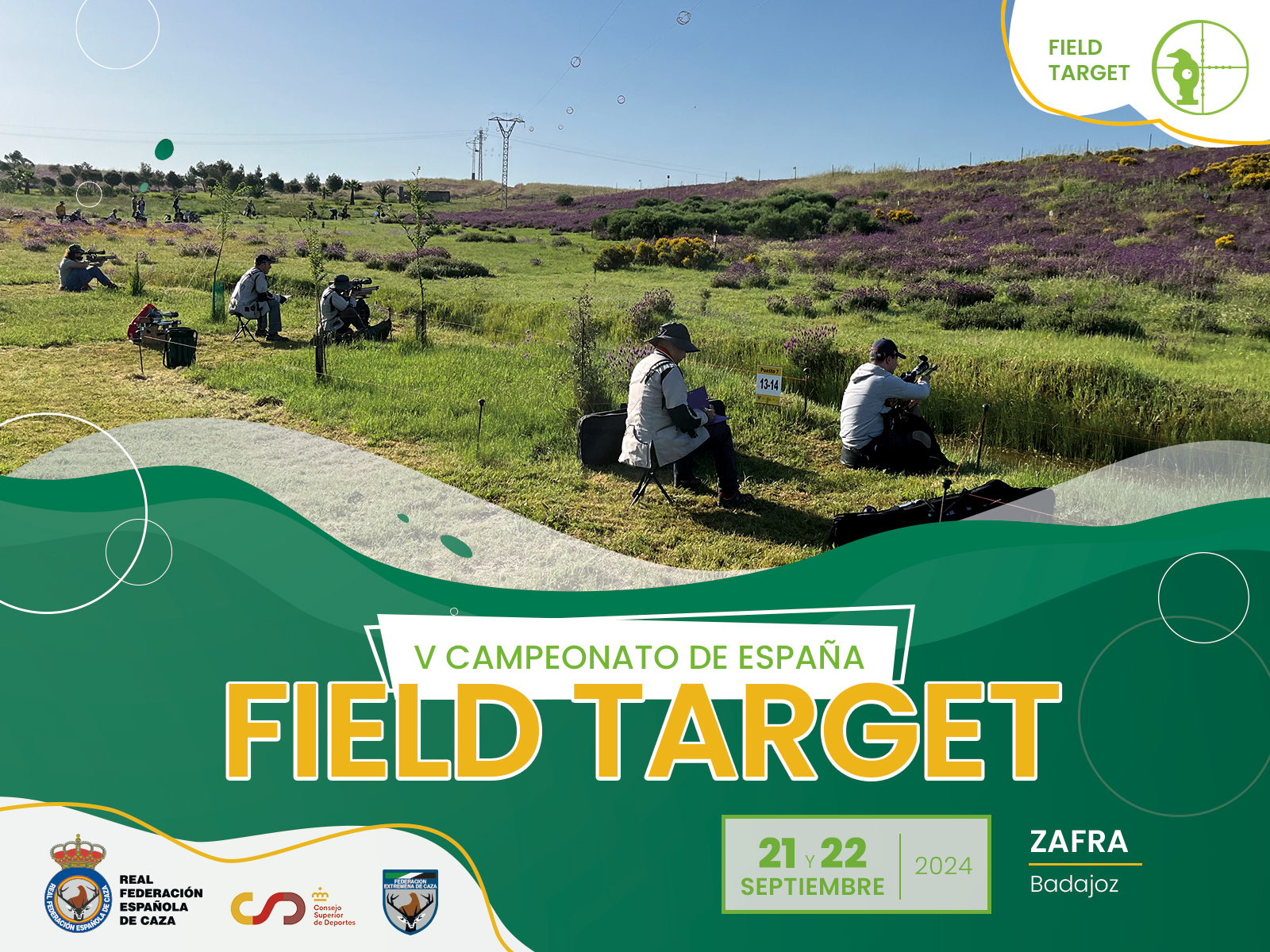 El V Campeonato de España de Field Target se desplaza a Zafra los próximos 21 y 22 de septiembre