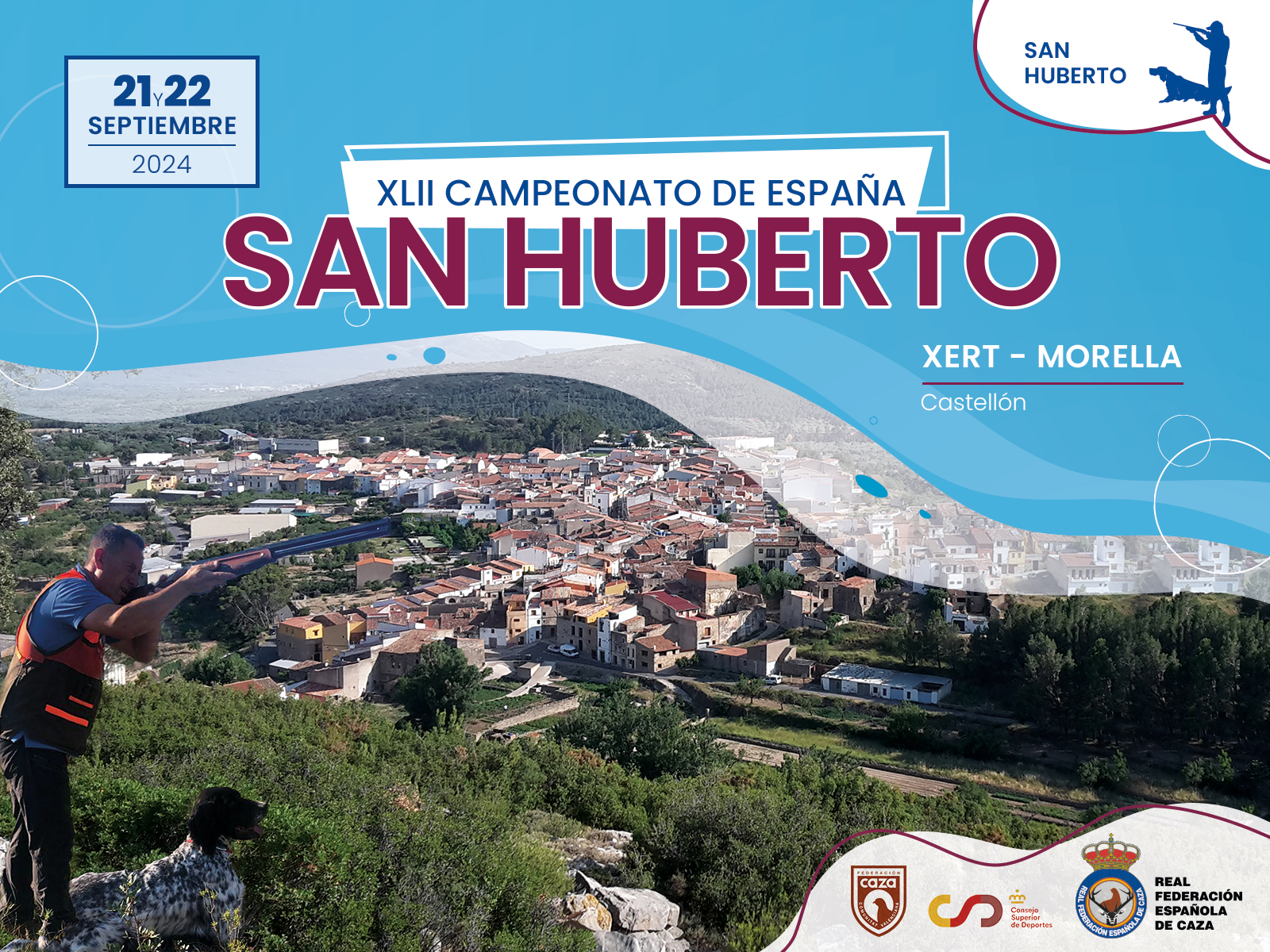 Castellón coronará a los campeones del XLII Campeonato de España de San Huberto