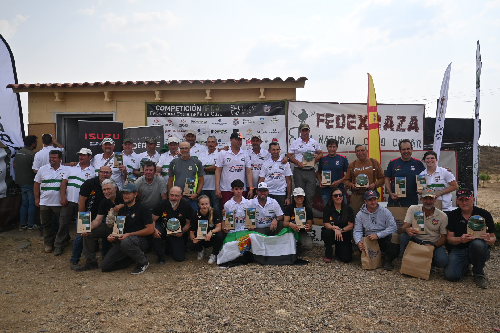 José Redondo en PCP y Emilio Palomares en Pistón son los campeones de España de Field Target en 2024