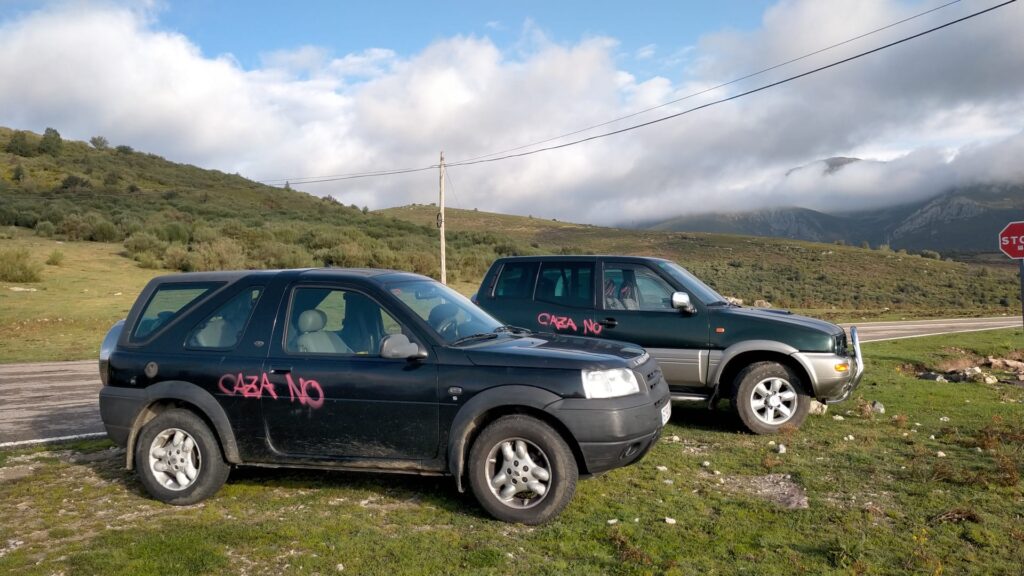 Vandalismo cazadores Cantabria