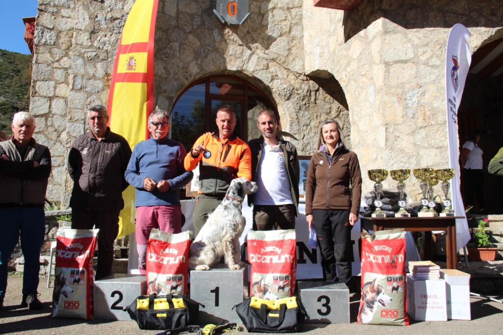 Campeón del I Campeonato de España de Perros de Muestra de Montaña