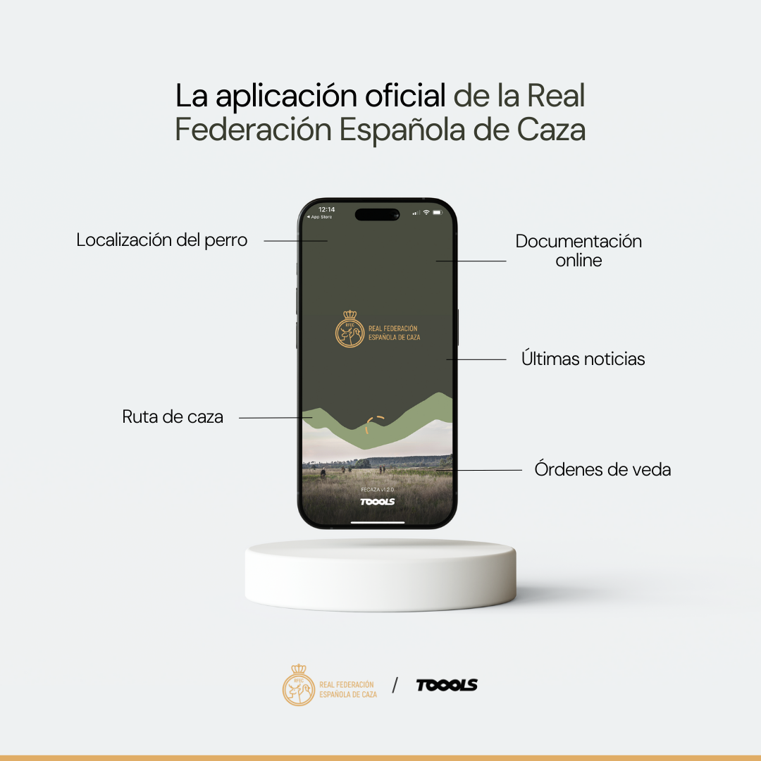 Así es la nueva APP de la RFEC: documentación online, ruta de caza y localización del perro en todo momento