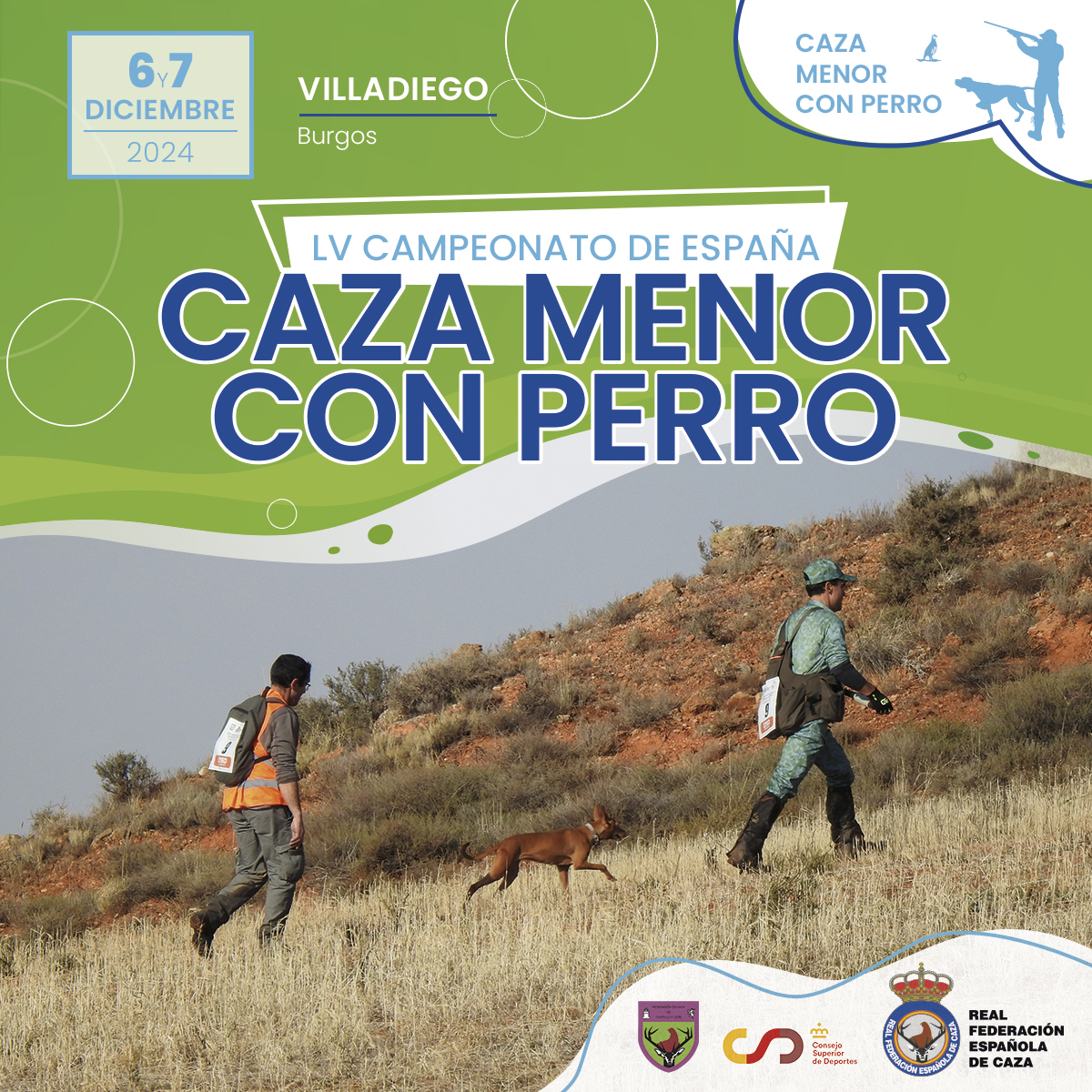 Villadiego recibe a los veintiocho mejores cazadores nacionales de caza menor con perro