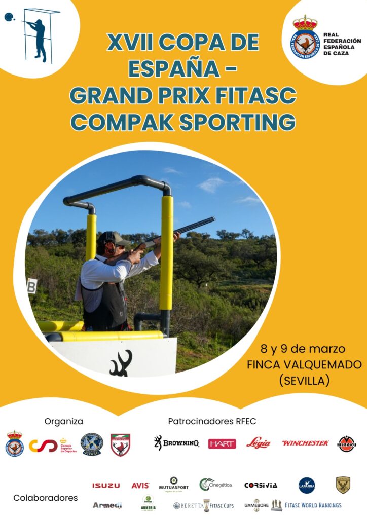 Cartel XVII Copa de España - GP FITASC de Compak Sporting