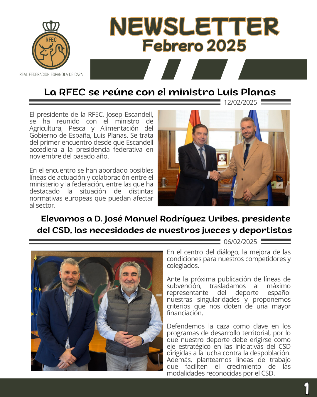 Lee nuestra Newsletter de febrero