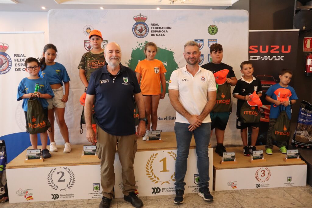Pódium II Copa Juvenil de Rastro sobre Jabalí