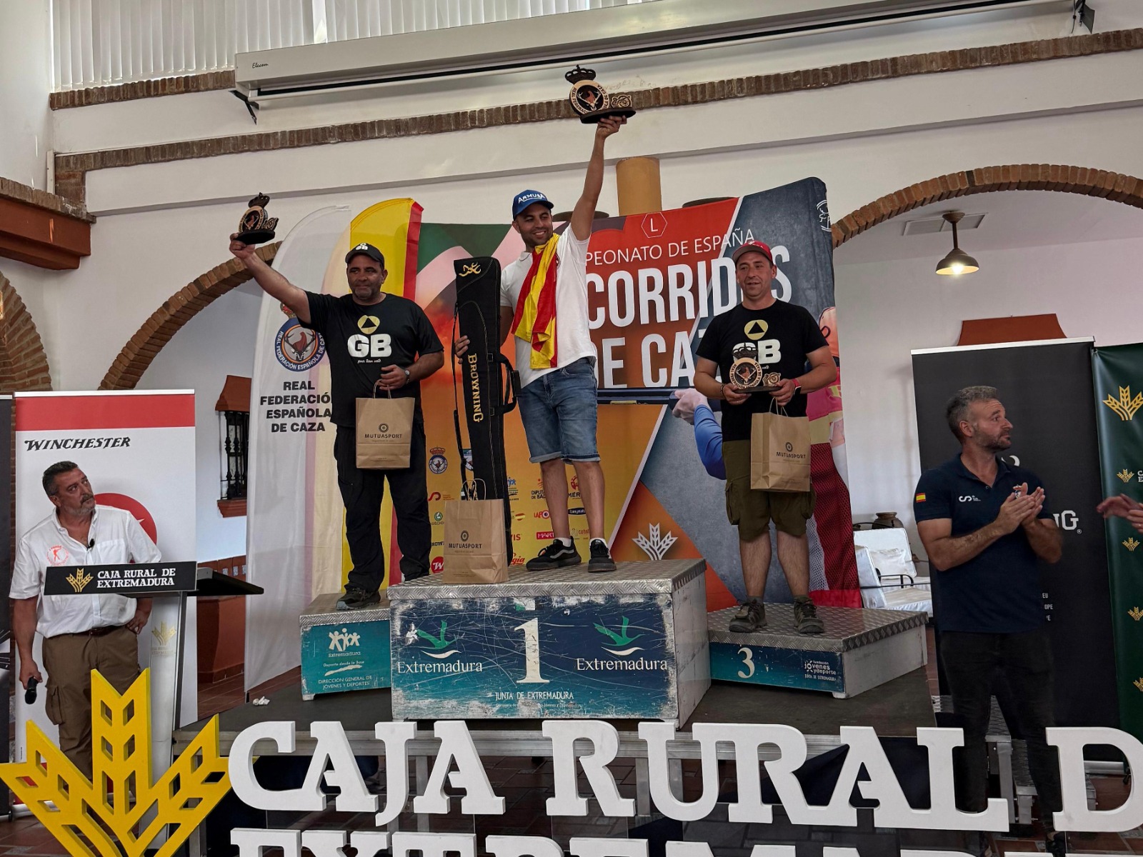José Julián Moreno conquista en Mérida el 50 Campeonato de España de Recorridos de Caza