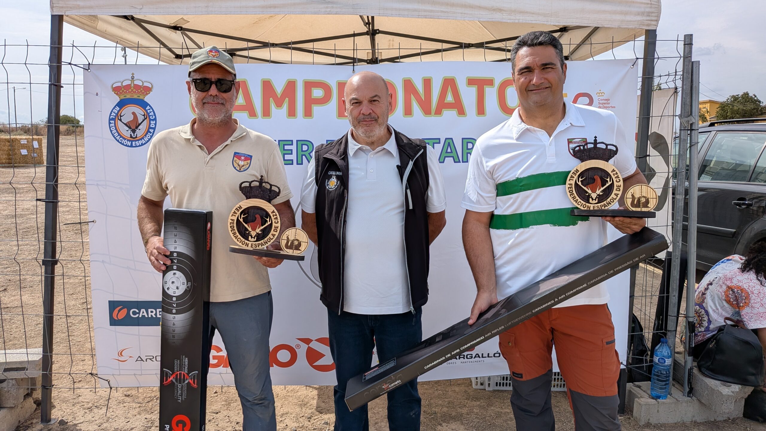 Alfredo Márquez (PCP) y Alberto Martín (Pistón), campeones de España de Hunter Field Target 2025 en Tàrrega