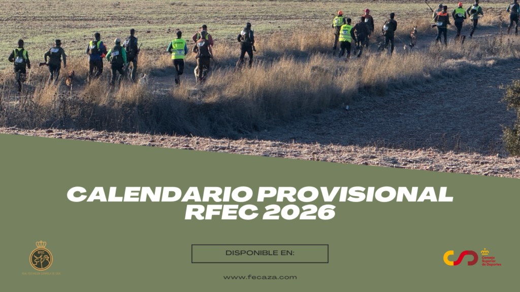 La RFEC publica el calendario provisional de competiciones para 2026