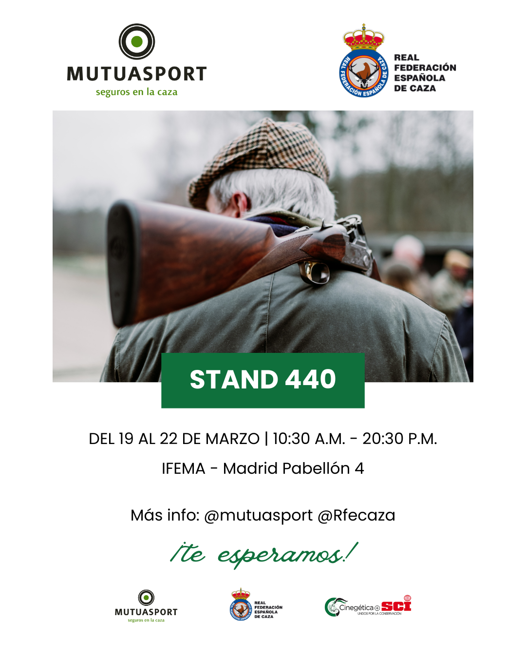 La RFEC y MUTUASPORT debutan juntos en Cinegética 2026, el mayor encuentro de la caza en España