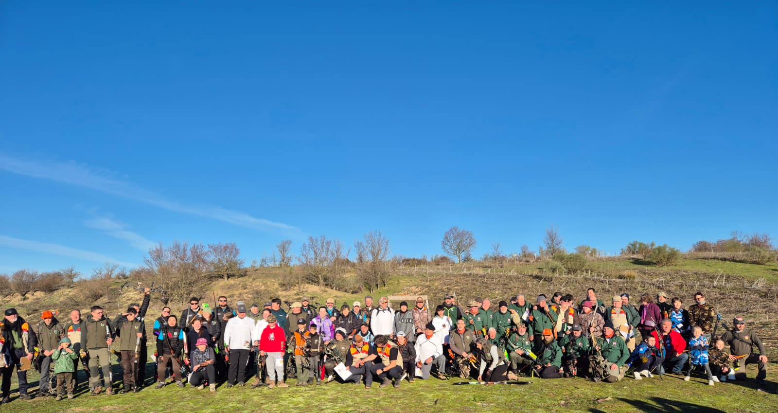 El XXVIII Campeonato de España de Recorridos de Caza con Arco coronó a los mejores arqueros nacionales en Fresno de Torote